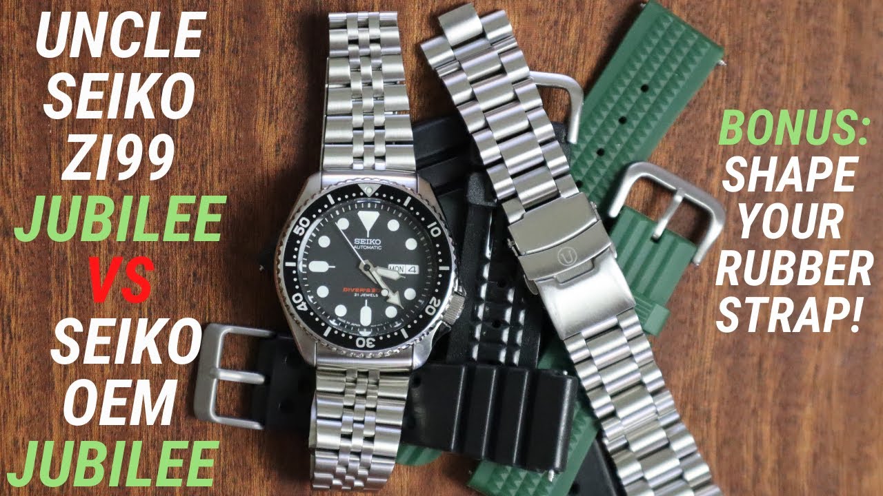 Seiko SKX009 with Strapcode Jubilee bracelet, Luxury, Watches on Carousell